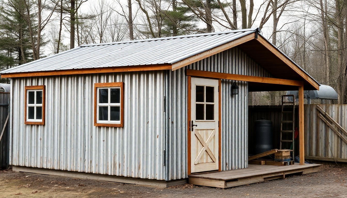 Строим сарай на даче: бюджетное решение из досок и профнастила