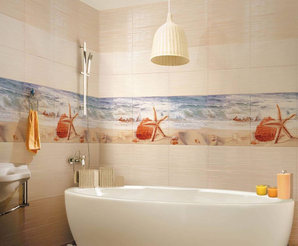 Керамическая плитка для ванной 