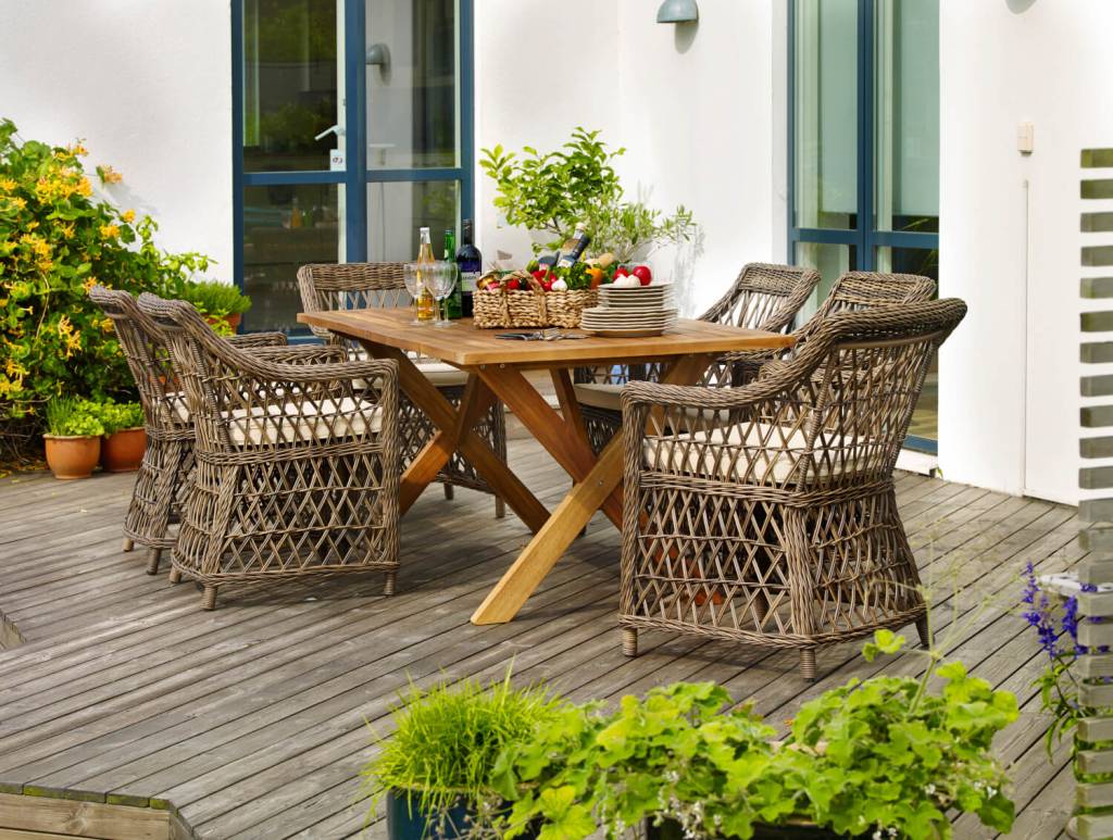 Зона отдыха на даче